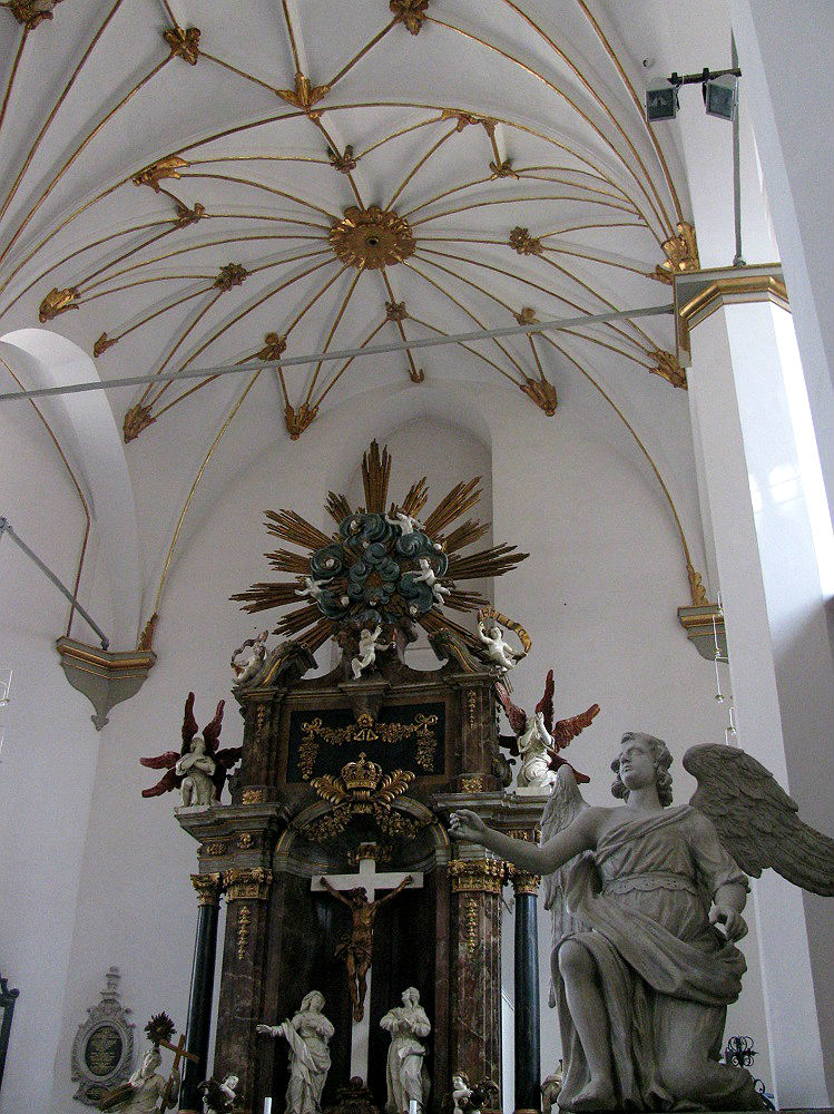Trinitatis Kirke, Kopenhagen Interieur van de Trinitatis Kirke te Kopenhagen