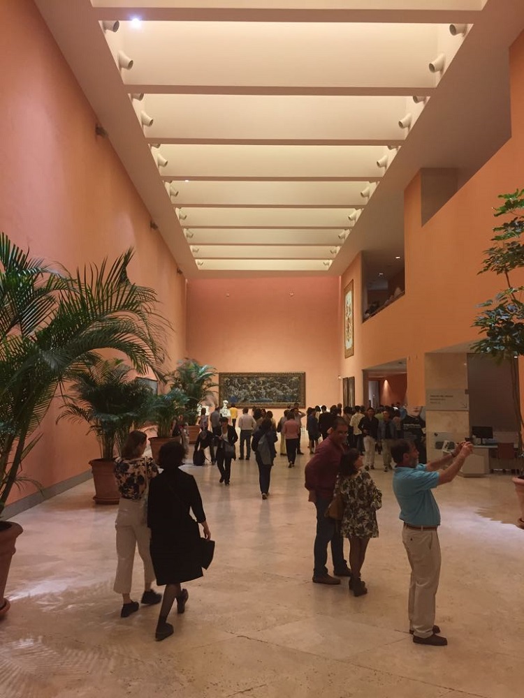 Museo Thyssen-Bornemisza, Madrid Toegang tot het Thyssen-Bornemisza museum, te Madrid